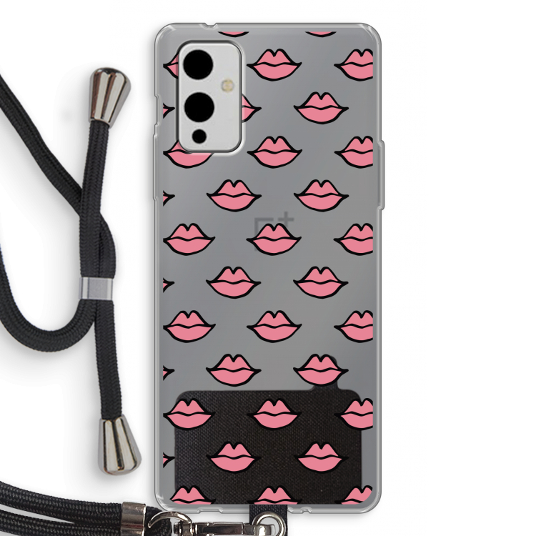 Lipjes: OnePlus 9 Transparant Hoesje met koord