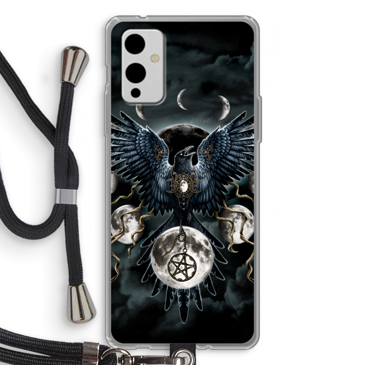 Sinister Wings: OnePlus 9 Transparant Hoesje met koord