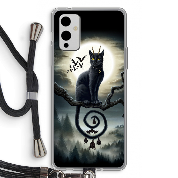 Moonlight Companions: OnePlus 9 Transparant Hoesje met koord