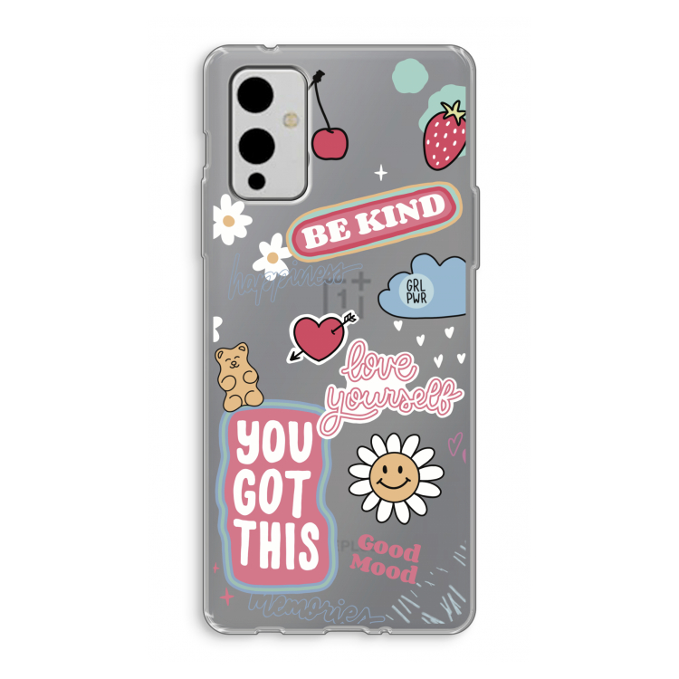 Positivity: OnePlus 9 Transparant Hoesje