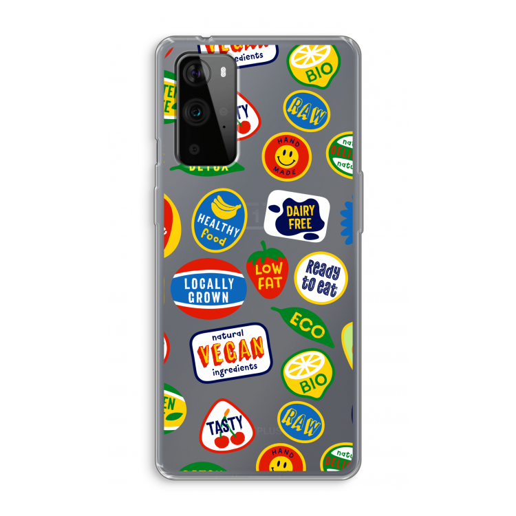 Fruitsticker: OnePlus 9 Pro Transparant Hoesje