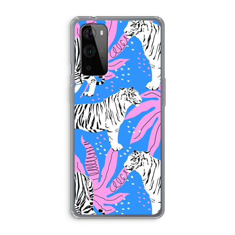 Tijger: OnePlus 9 Pro Transparant Hoesje