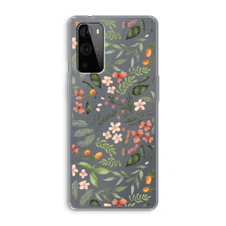 Sweet little flowers: OnePlus 9 Pro Transparant Hoesje