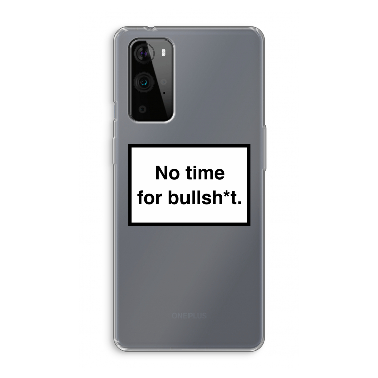 No time: OnePlus 9 Pro Transparant Hoesje