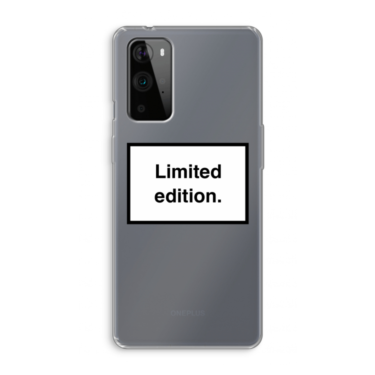 Limited edition: OnePlus 9 Pro Transparant Hoesje