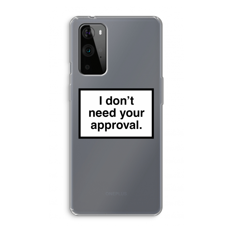 Don't need approval: OnePlus 9 Pro Transparant Hoesje