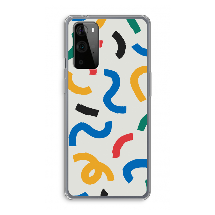Illustratieve pop 2: OnePlus 9 Pro Transparant Hoesje