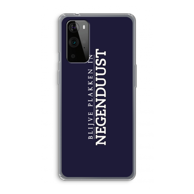 Blijve plakken in Negenduust: OnePlus 9 Pro Transparant Hoesje
