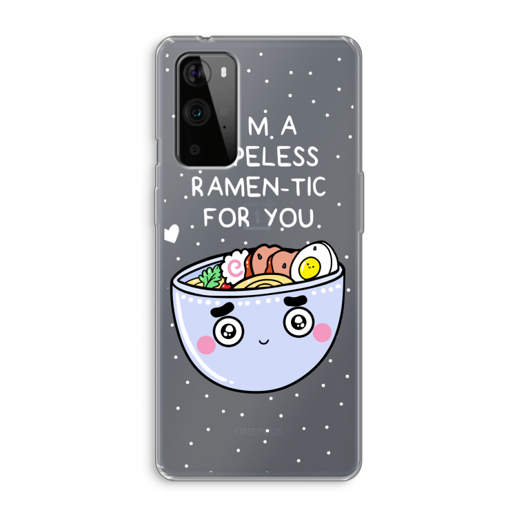 I'm A Hopeless Ramen-Tic For You: OnePlus 9 Pro Transparant Hoesje