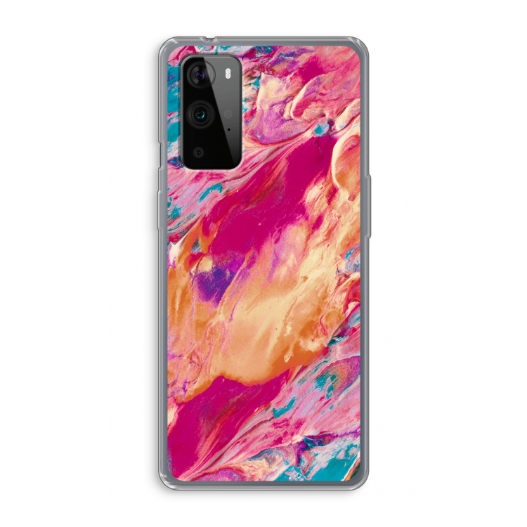 Pastel Echoes: OnePlus 9 Pro Transparant Hoesje