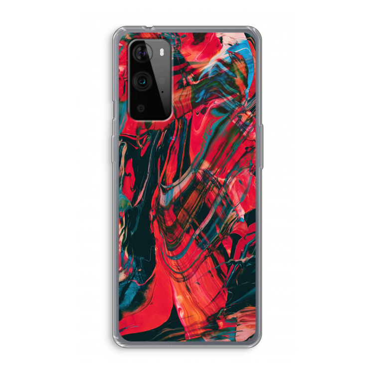 Endless Descent: OnePlus 9 Pro Transparant Hoesje