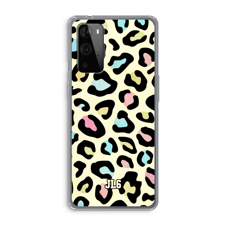 Leopard pattern: OnePlus 9 Pro Transparant Hoesje