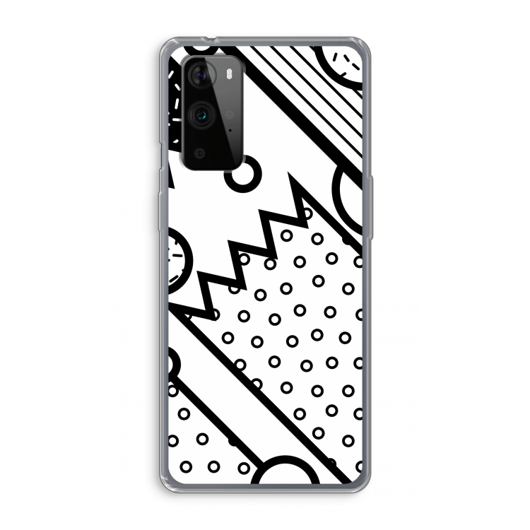 Pop Art #4: OnePlus 9 Pro Transparant Hoesje