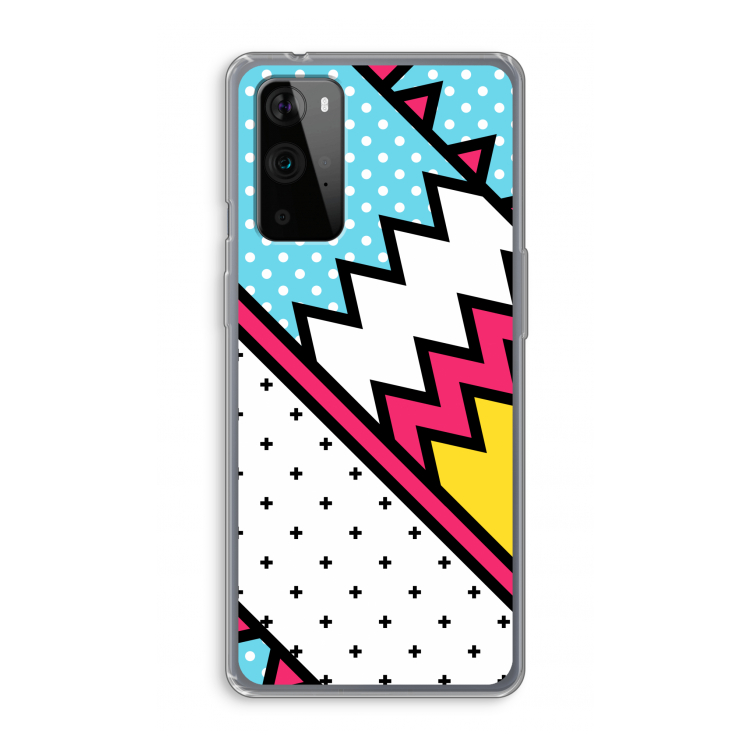 Pop Art #2: OnePlus 9 Pro Transparant Hoesje