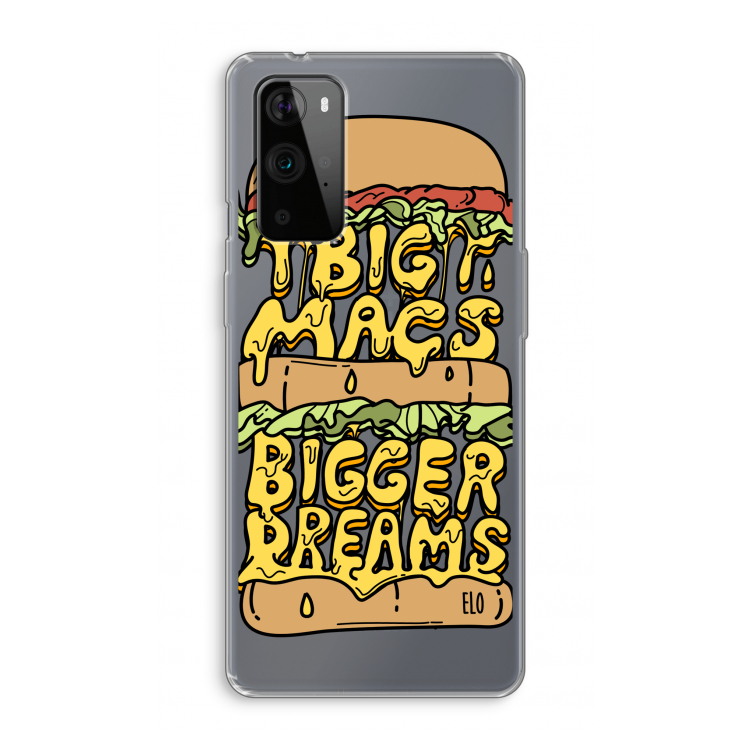 Big Macs Bigger Dreams: OnePlus 9 Pro Transparant Hoesje