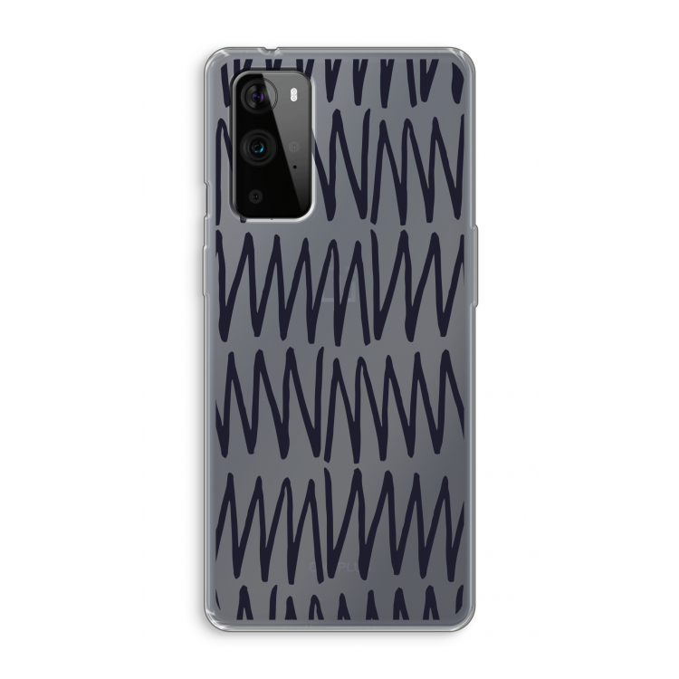 Marrakech Zigzag: OnePlus 9 Pro Transparant Hoesje