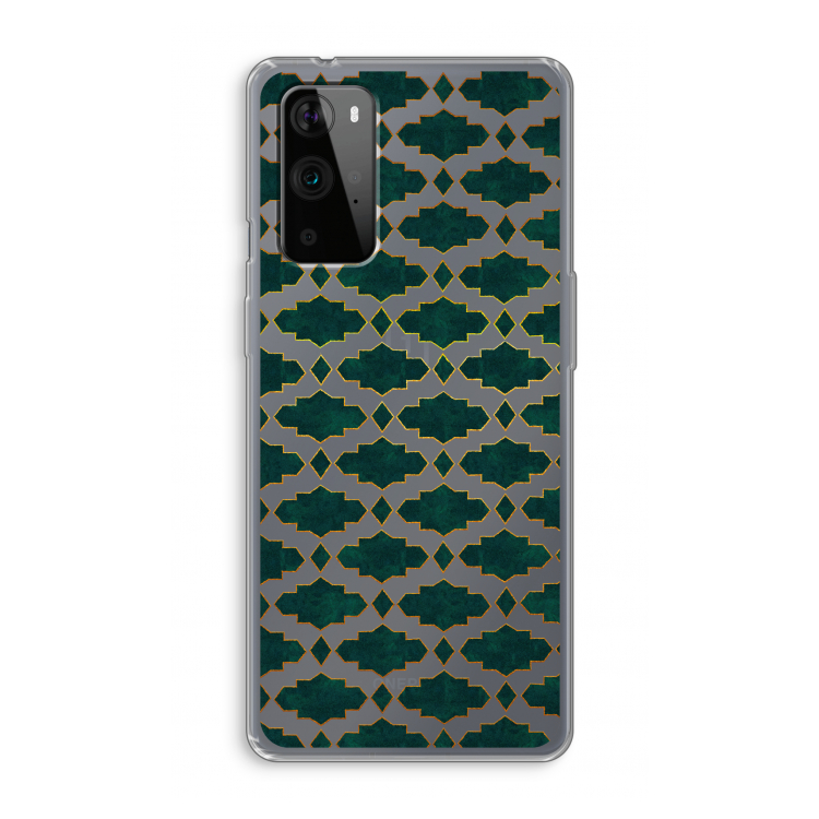 Moroccan tiles: OnePlus 9 Pro Transparant Hoesje