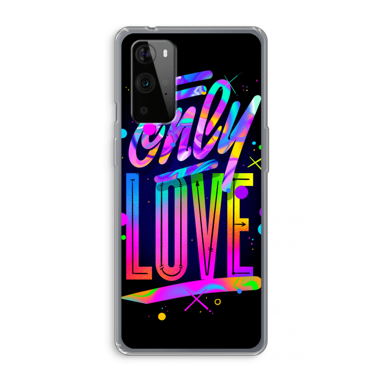 Only Love: OnePlus 9 Pro Transparant Hoesje