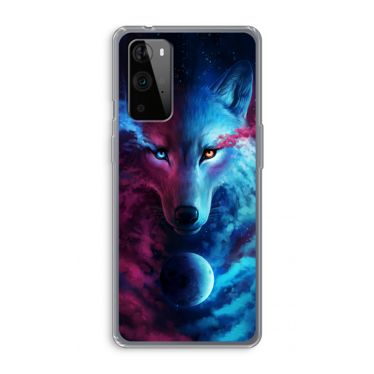 Where Light And Dark Meet: OnePlus 9 Pro Transparant Hoesje