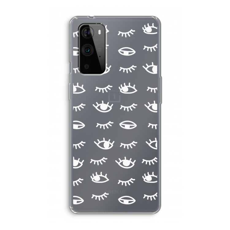 Eye pattern #3: OnePlus 9 Pro Transparant Hoesje