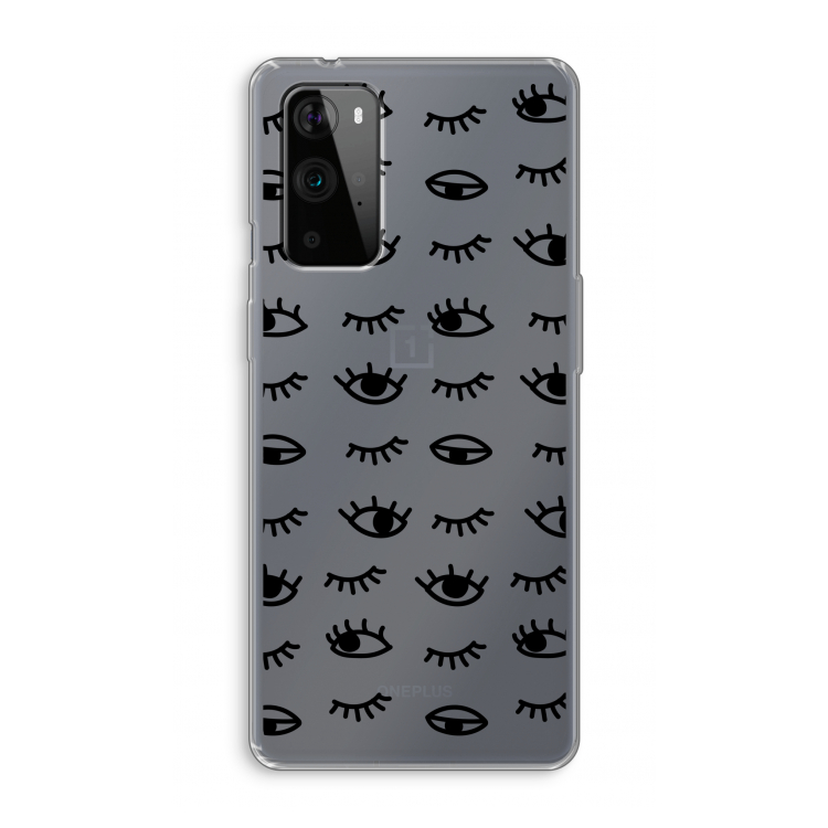 Eye pattern #2: OnePlus 9 Pro Transparant Hoesje
