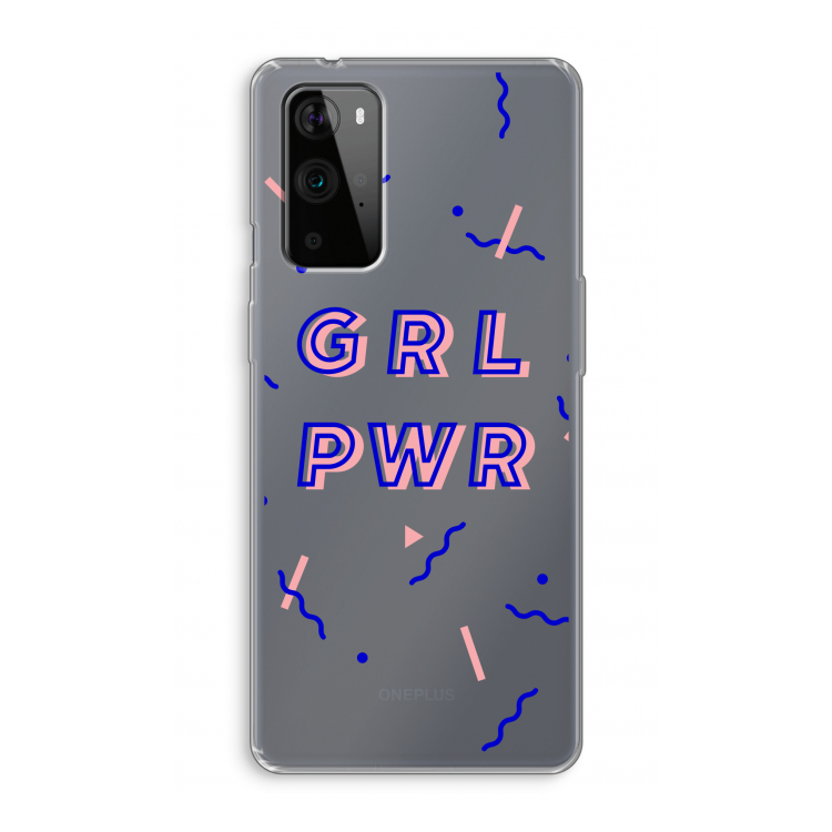 GRL PWR: OnePlus 9 Pro Transparant Hoesje