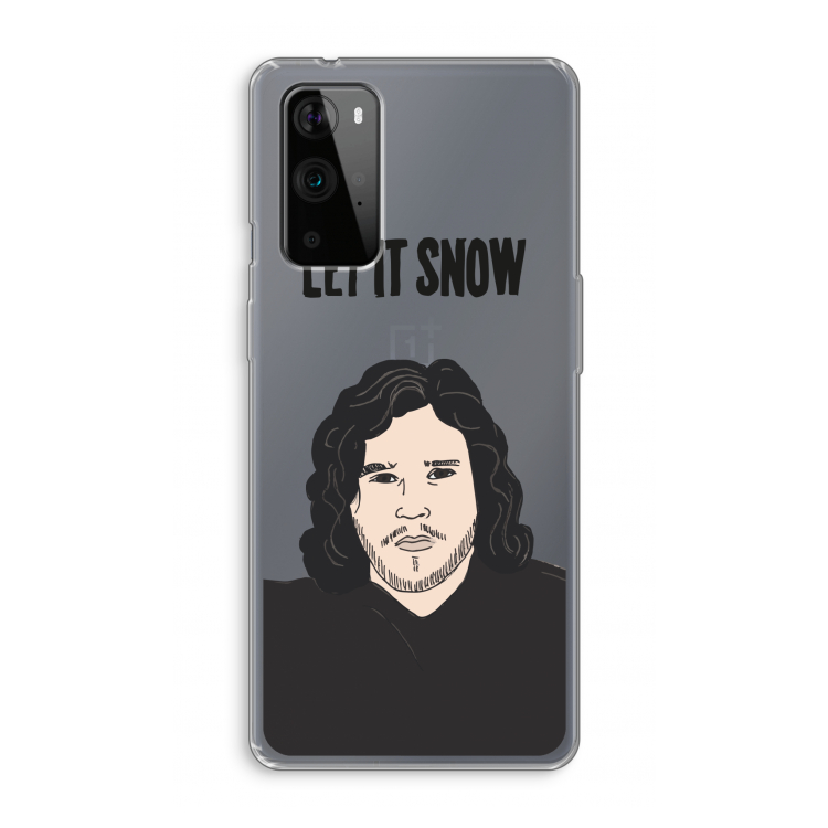 Let It Snow: OnePlus 9 Pro Transparant Hoesje
