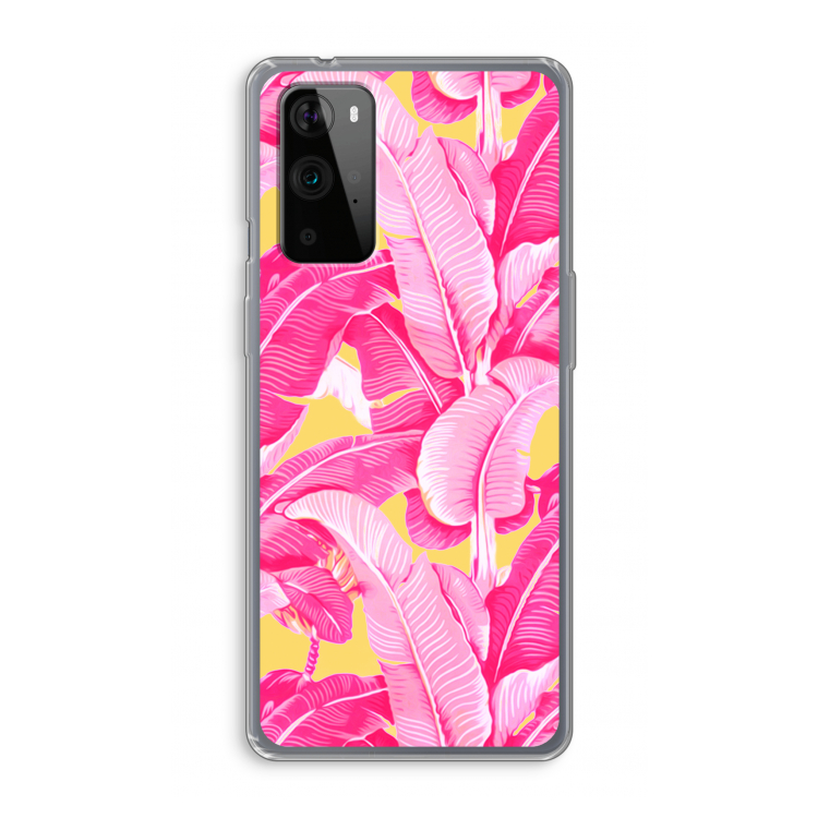 Pink Banana: OnePlus 9 Pro Transparant Hoesje