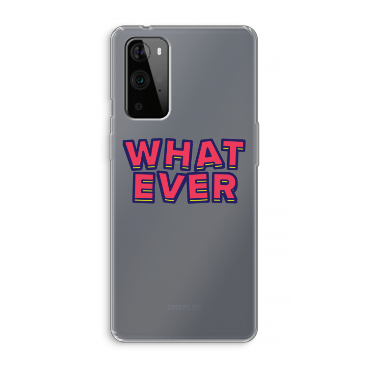 Whatever: OnePlus 9 Pro Transparant Hoesje