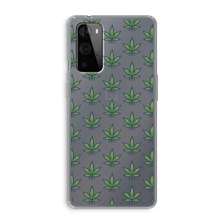 Weed: OnePlus 9 Pro Transparant Hoesje