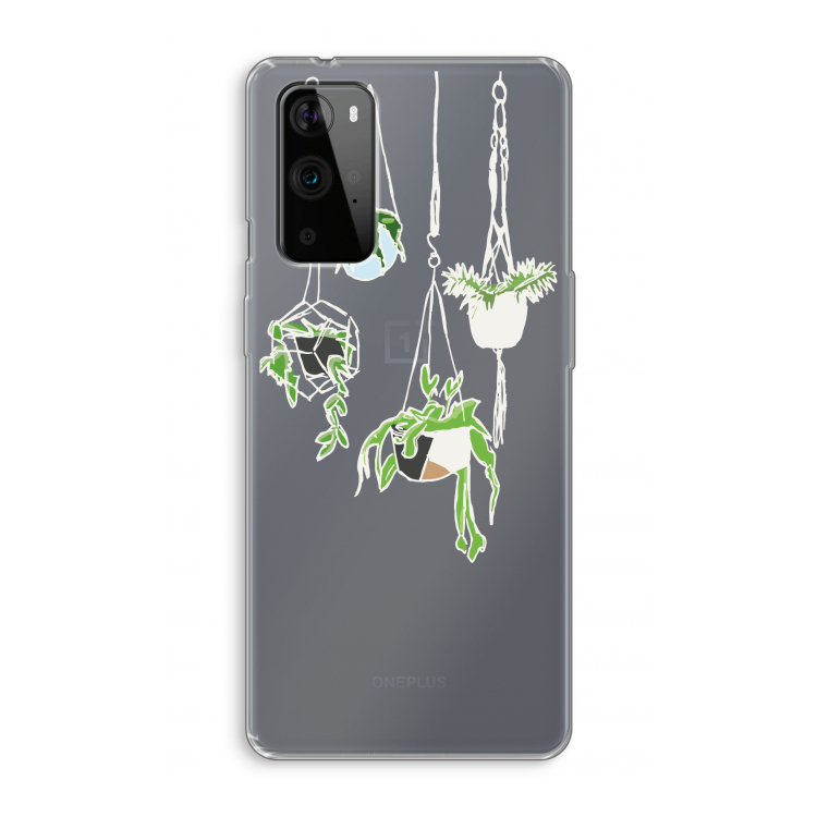 Hang In There: OnePlus 9 Pro Transparant Hoesje