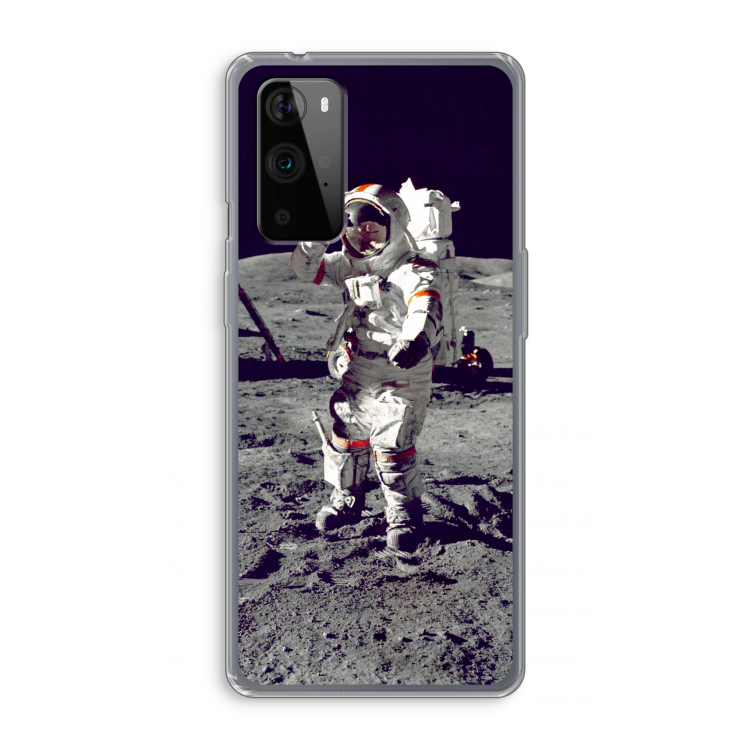 Spaceman: OnePlus 9 Pro Transparant Hoesje