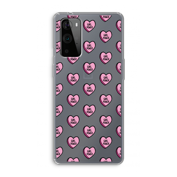 GIRL POWER: OnePlus 9 Pro Transparant Hoesje