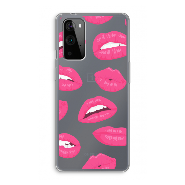 Bite my lip: OnePlus 9 Pro Transparant Hoesje