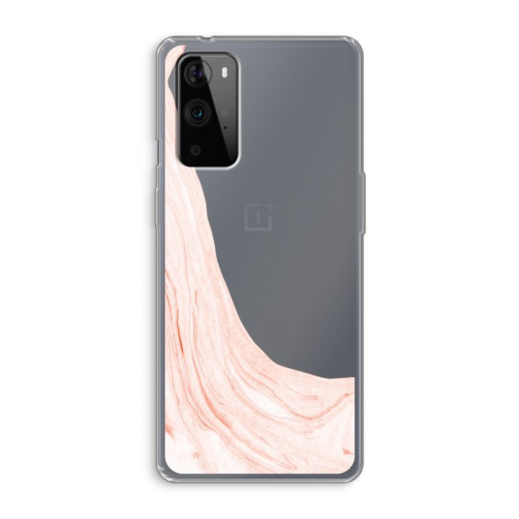 Peach bath: OnePlus 9 Pro Transparant Hoesje
