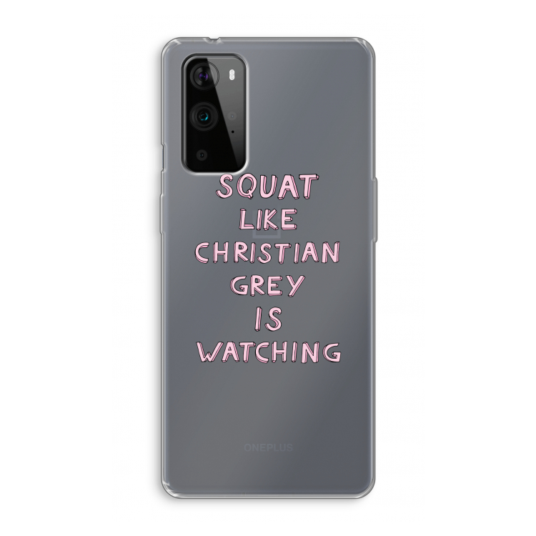 Christian Grey: OnePlus 9 Pro Transparant Hoesje