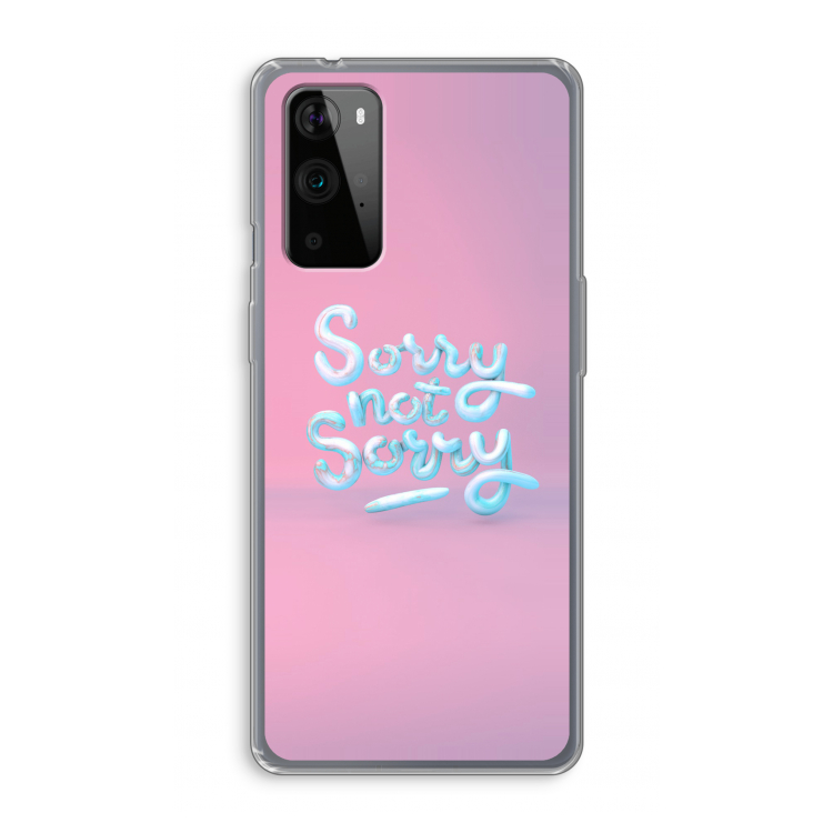 Sorry not sorry: OnePlus 9 Pro Transparant Hoesje