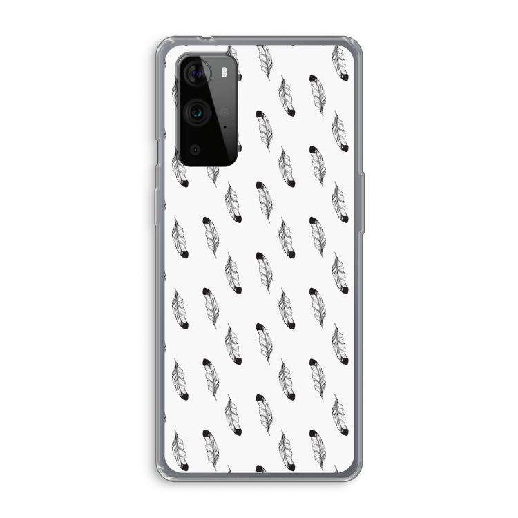 Pluimen: OnePlus 9 Pro Transparant Hoesje