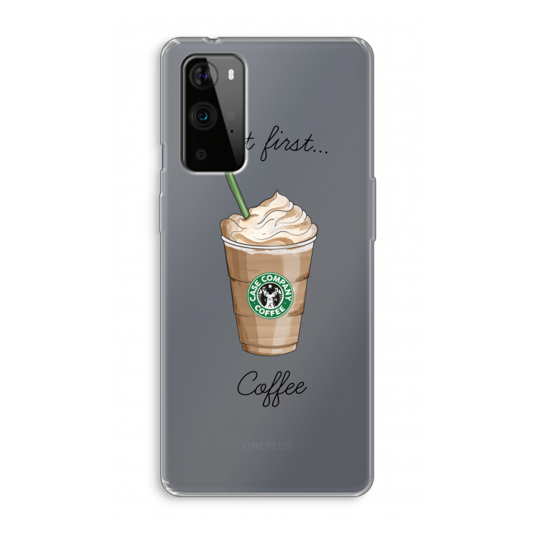 But first coffee: OnePlus 9 Pro Transparant Hoesje
