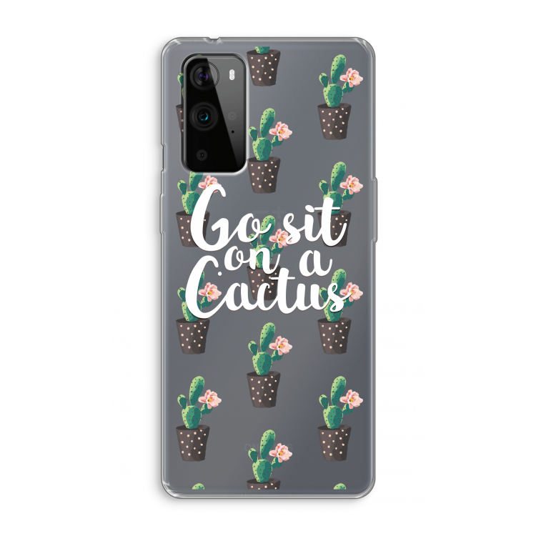 Cactus quote: OnePlus 9 Pro Transparant Hoesje