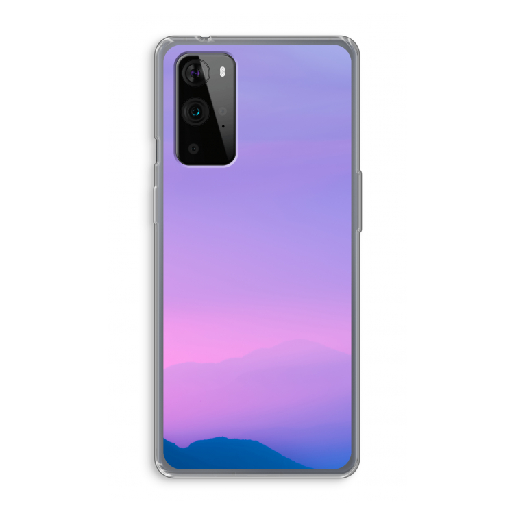 Sunset pastel: OnePlus 9 Pro Transparant Hoesje