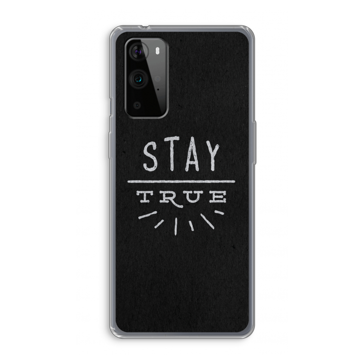 Stay true: OnePlus 9 Pro Transparant Hoesje
