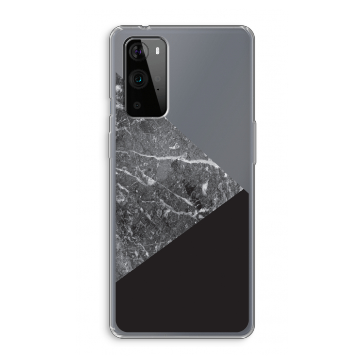 Combinatie marmer: OnePlus 9 Pro Transparant Hoesje