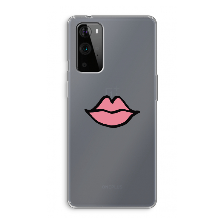 Kusje: OnePlus 9 Pro Transparant Hoesje