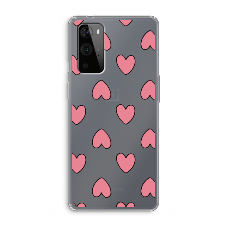 Ondersteboven verliefd: OnePlus 9 Pro Transparant Hoesje