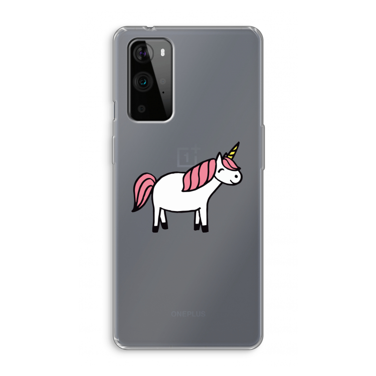 Eenhoorn: OnePlus 9 Pro Transparant Hoesje