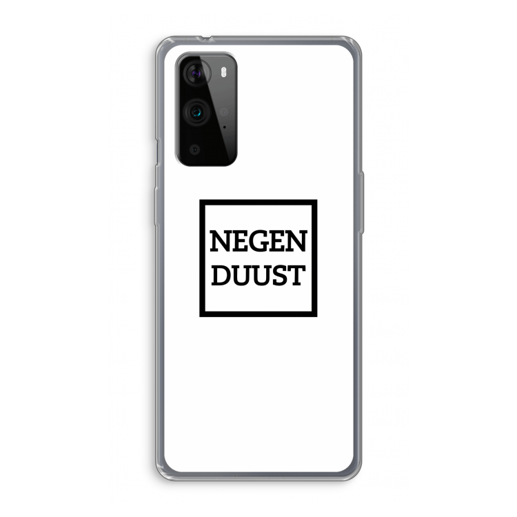 Negenduust vierkant: OnePlus 9 Pro Transparant Hoesje