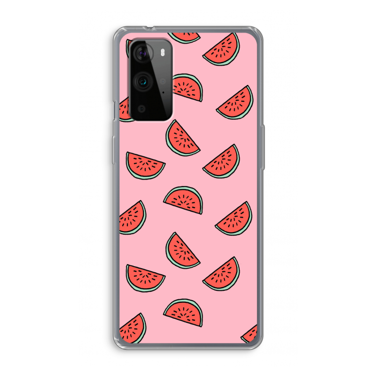 Watermeloen: OnePlus 9 Pro Transparant Hoesje