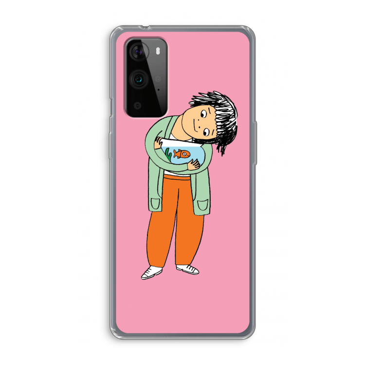 Visknuffel: OnePlus 9 Pro Transparant Hoesje