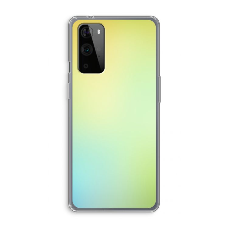 Minty mist pastel: OnePlus 9 Pro Transparant Hoesje
